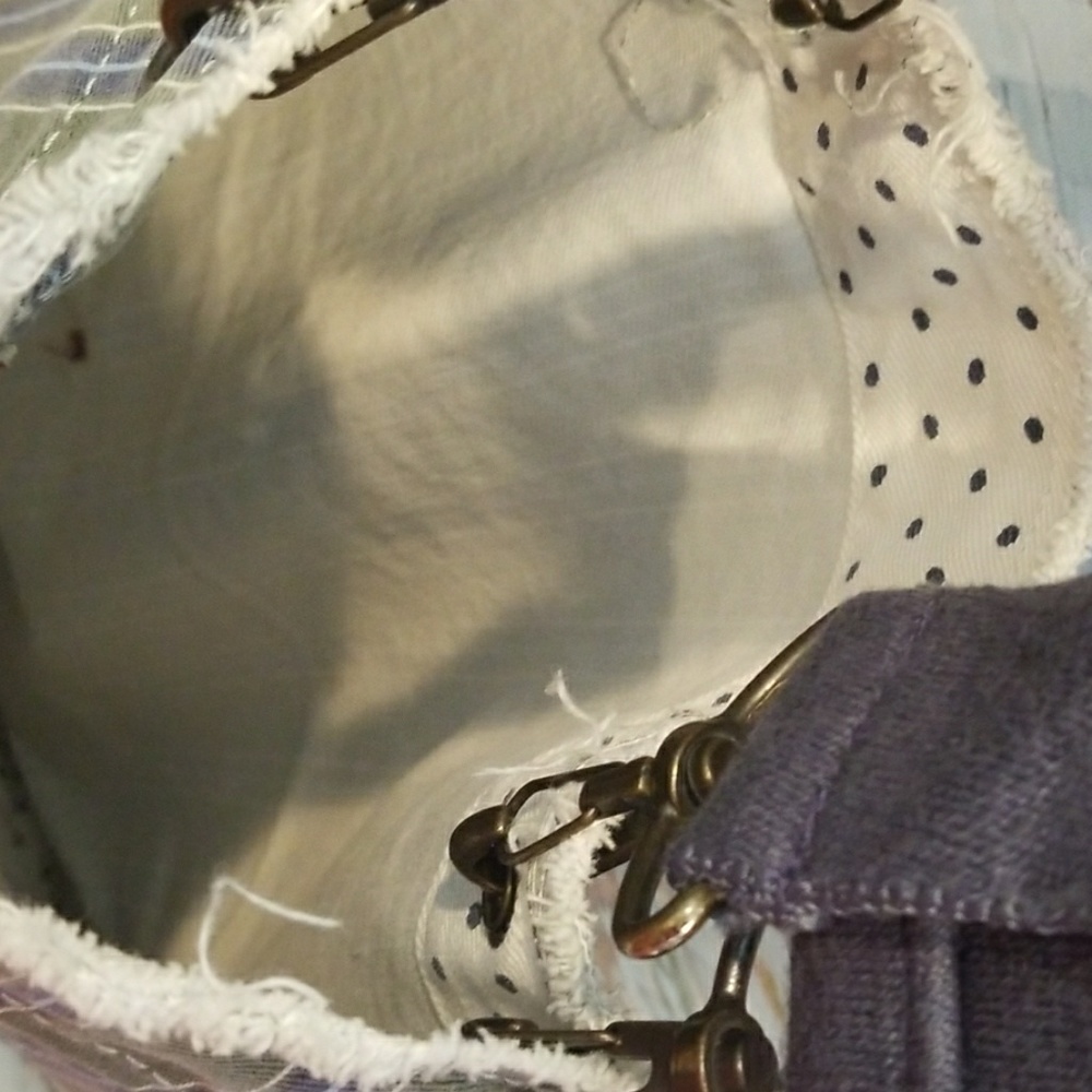 Like New Abercrombie/ Fitch Green/Blue Slouch Bag! - Picture 6 of 6